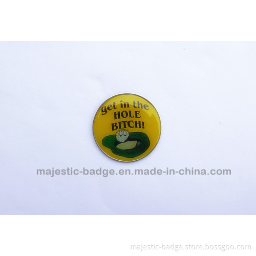 Nickel Plating Golf Ball Marker (Hz 1001 G022)